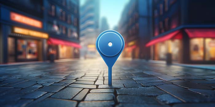 ultimate guide to search engine optimization - local SEO guide with blue location pin