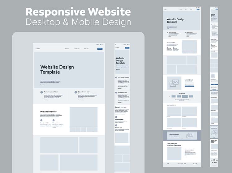 responsive web design company template